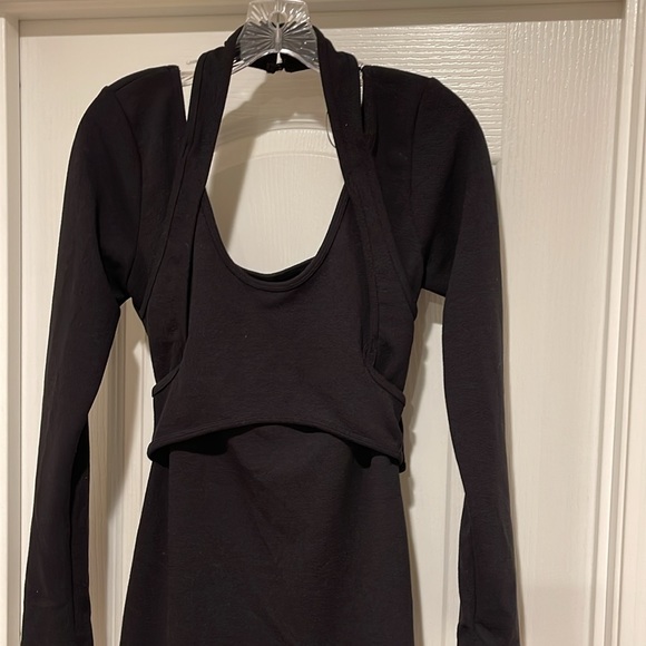 By Anthropologie Long-Sleeve Mini Dress Size Medium - Picture 5 of 12
